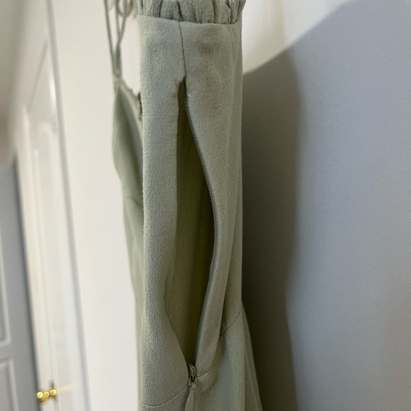 NWT Wilfred Sage Green Fable Sweetheart Bustier Mini Dress | Size 8 - Picture 6 of 7